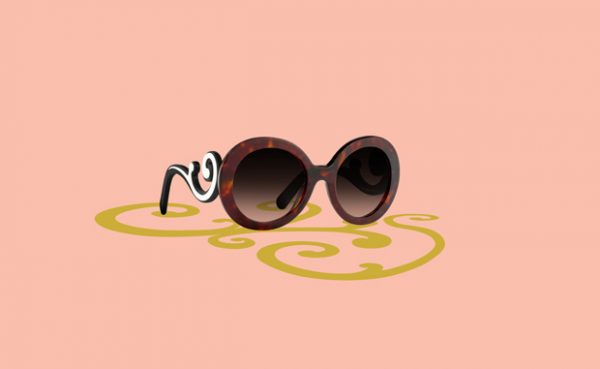 prada minimal baroque eyewear