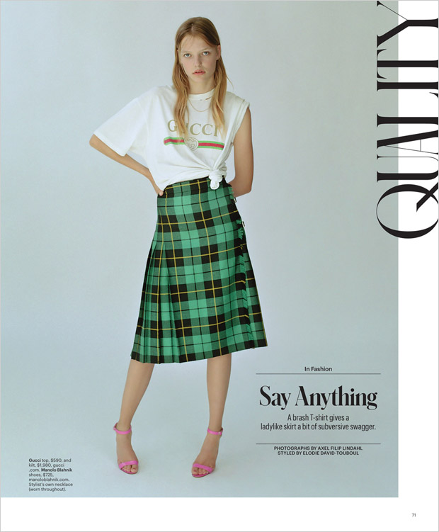 Roos Abels in Say Anything for New York Times T Style Greats Issue
