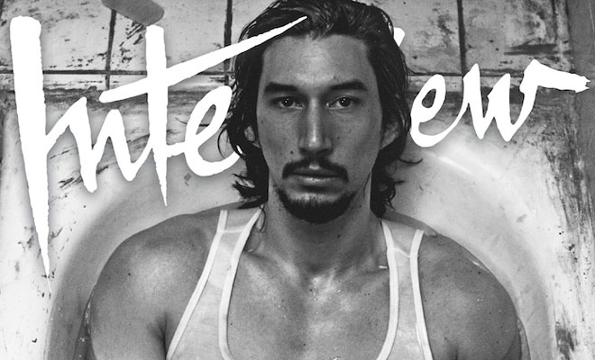 ADAM DRIVER Is INTERVIEW MAGAZINE COVER BOY