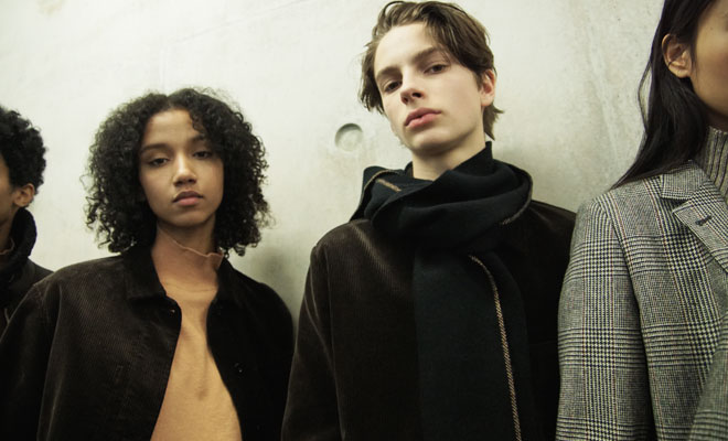 #LFW Backstage at MARGARET HOWELL AW17