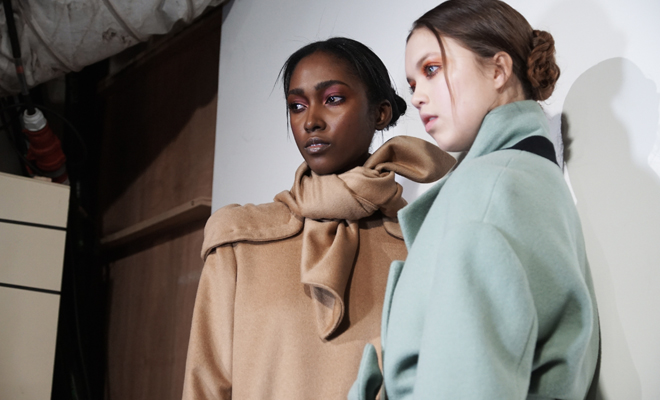 #LFW Backstage at J.JS LEE Fall Winter 2017