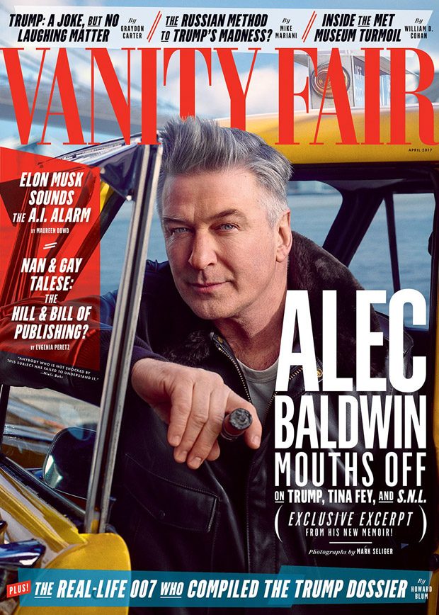 Alec Baldwin is the Cover Star of Vanity Fair April 2017 Issue