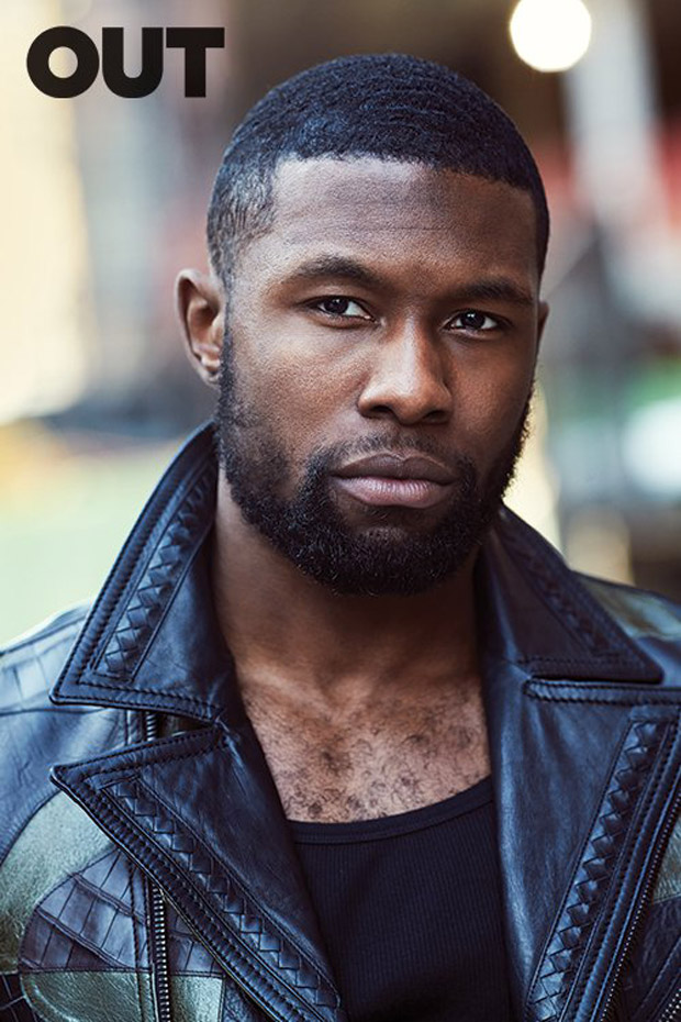 Moonlight Star Trevante Rhodes Poses for Out Magazine March 2017 Cover