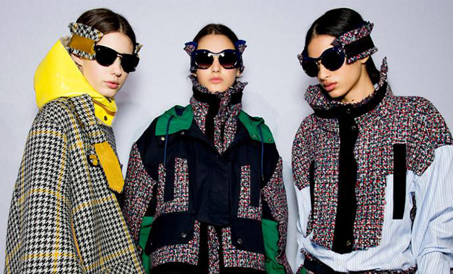 SACAI by LINDA FARROW Autumn Winter 2017 Eyewear Collection