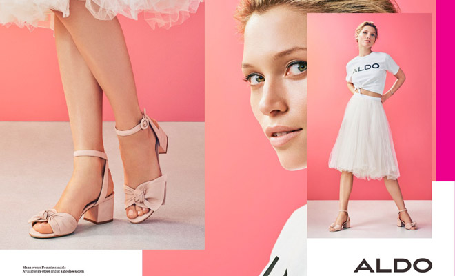 forklædt Far arsenal Hana Jirickova, Alanna Arrington & Yuka Mannami for Aldo Shoes Spring  Summer 2017