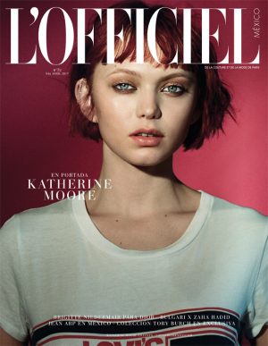Katherine Moore Stars in the Cover Story of L'Officiel Mexico April
