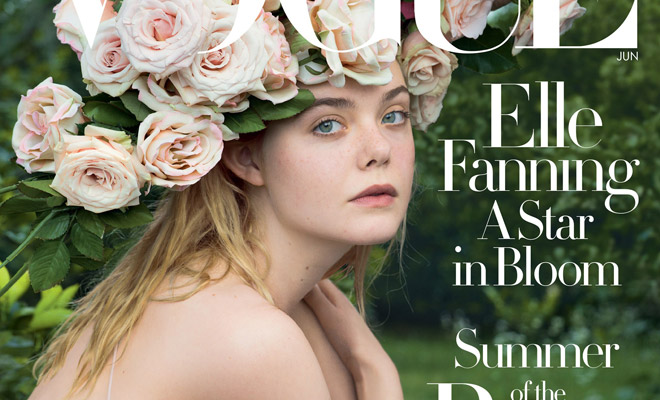 Elle Fanning Stars in American Vogue June 2017 Cover Story