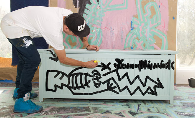 Contemporary Artist Danny Minnick x Design Scene