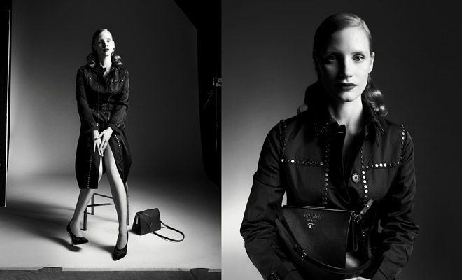 Persona: Jessica Chastain is the Face of Prada Fall Winter 2017