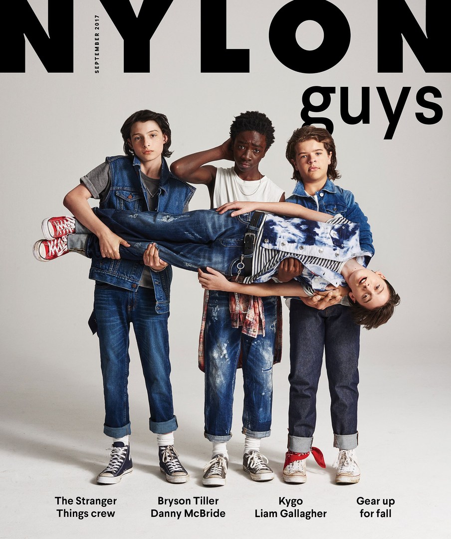 Stranger Things Cast Takes The New NYLON Cover Story Design Scene
