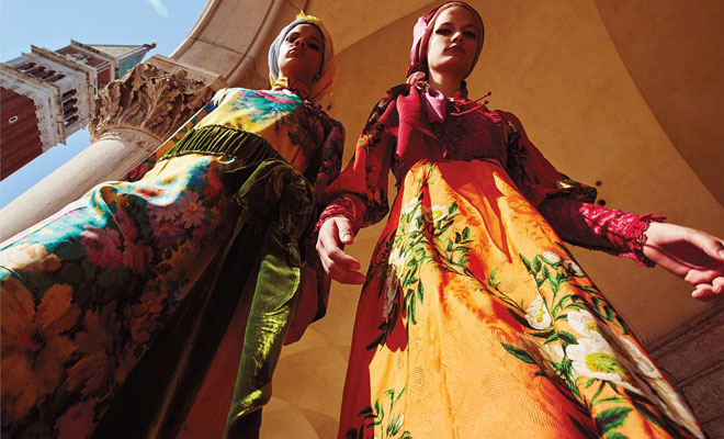 A Peak Inside of WSJ. September Issue Shot in Venice by Mario Sorrenti