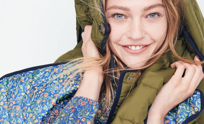 Supermodel Sasha Pivovarova Models The New J.Crew Denim Collection