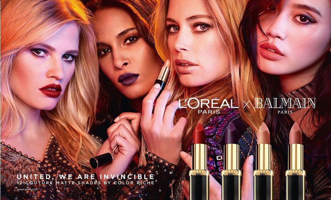 SUPERMODELS UNITE FOR L’ORÉAL PARIS X BALMAIN Capsule Collection