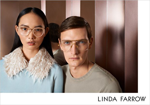 Ling Ling & Yannik Abrath Model Linda Farrow Fall Winter 2017 Collection