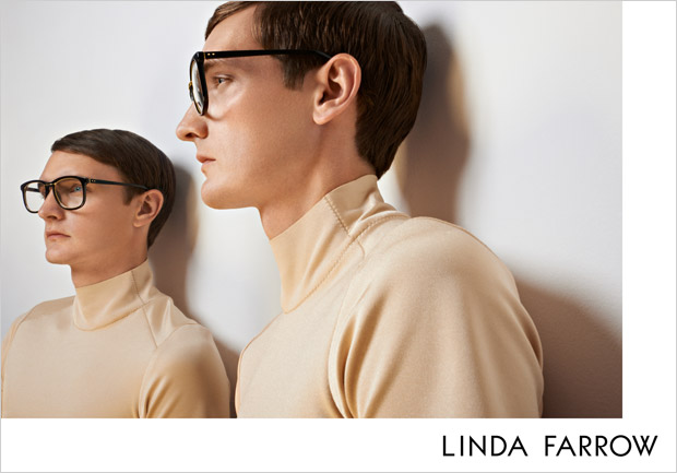 Ling Ling & Yannik Abrath Model Linda Farrow Fall Winter 2017 Collection
