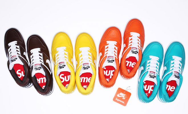 Supreme X Nike Air Force Sneakers Collaboration