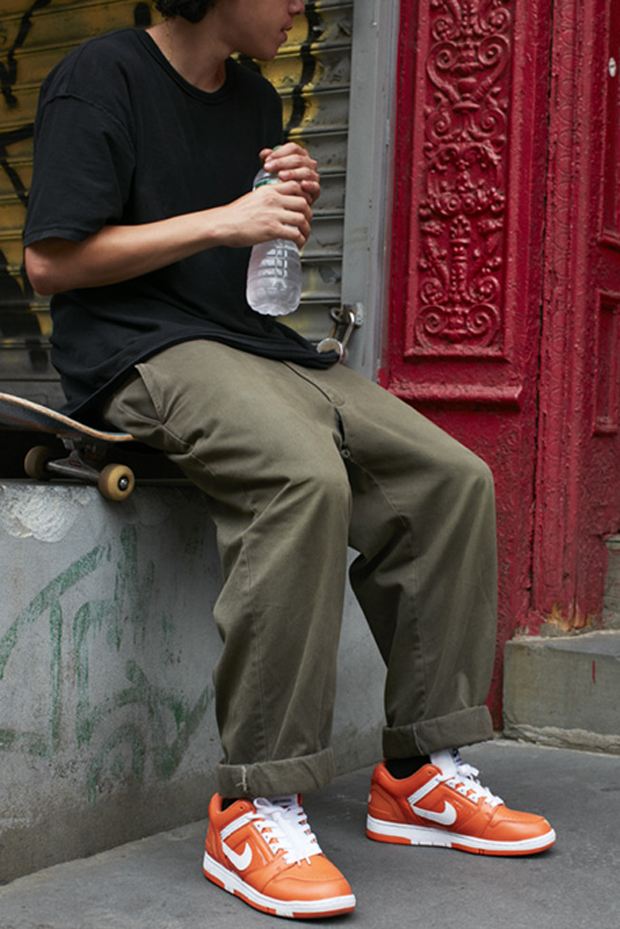 supreme air force 2 orange