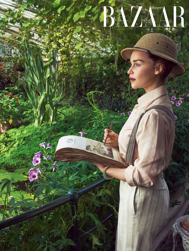 Emilia Clarke Stars in the Cover Story of American Harper's Bazaar