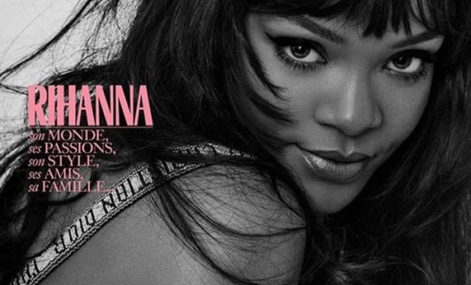 RIHANNA IS THE TRIPLE COVER GIRL OF VOGUE PARIS!
