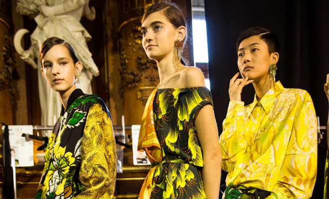 Go Backstage at Dries Van Noten Spring Summer 2018 Collection