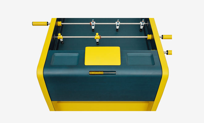 Step Up Your Game with Hermes Foosball Table, Skateboard and Bicycle