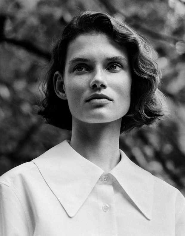 Giedre Dukauskaite is the Face of Margaret Howell SS18 Collection