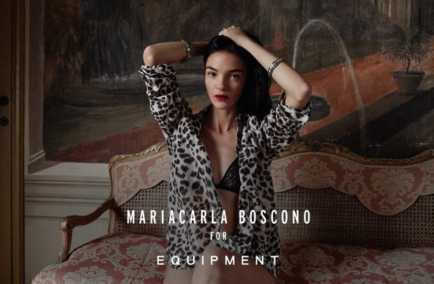 Mariacarla Boscono Models Equipment Spring Summer 2018 Collection