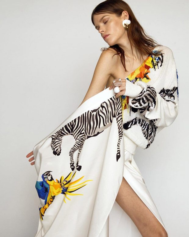 meghan collison is face krizia spring summer 2018 meghan collison is face krizia spring summer 2018