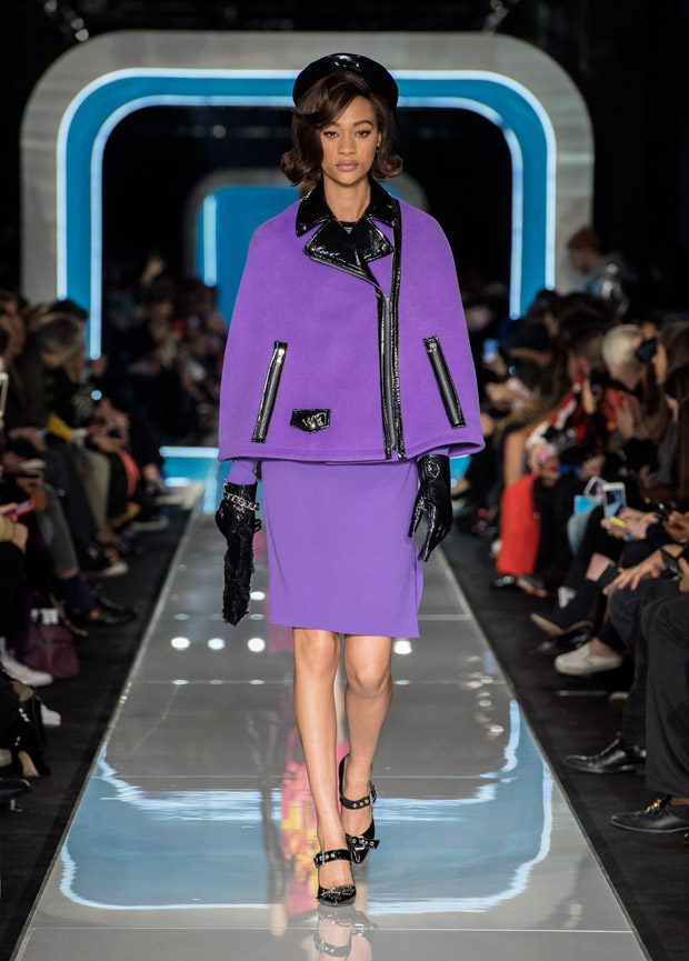 MOSCHINO vs. X-Files: Jackie O joins Aliens on the Runway