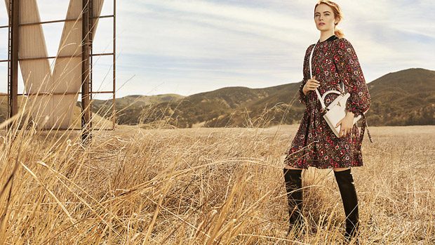 Emma Stone Louis Vuitton Spirit of Travel 2018 Ad Campaign - theFashionSpot