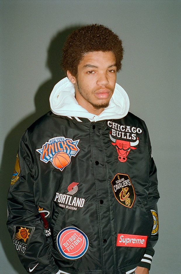 supreme x nike x nba bomber jacket