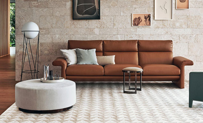 FURNITURE SPOTLIGHT: Luxurious Leather Lounge Suites