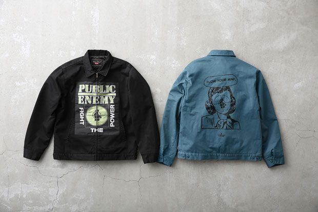 supreme x public enemy jacket