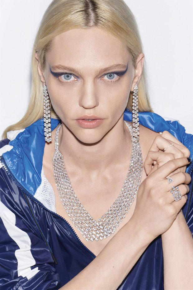 Sasha Pivovarova Models Messika SS18 High Jewelry Collection