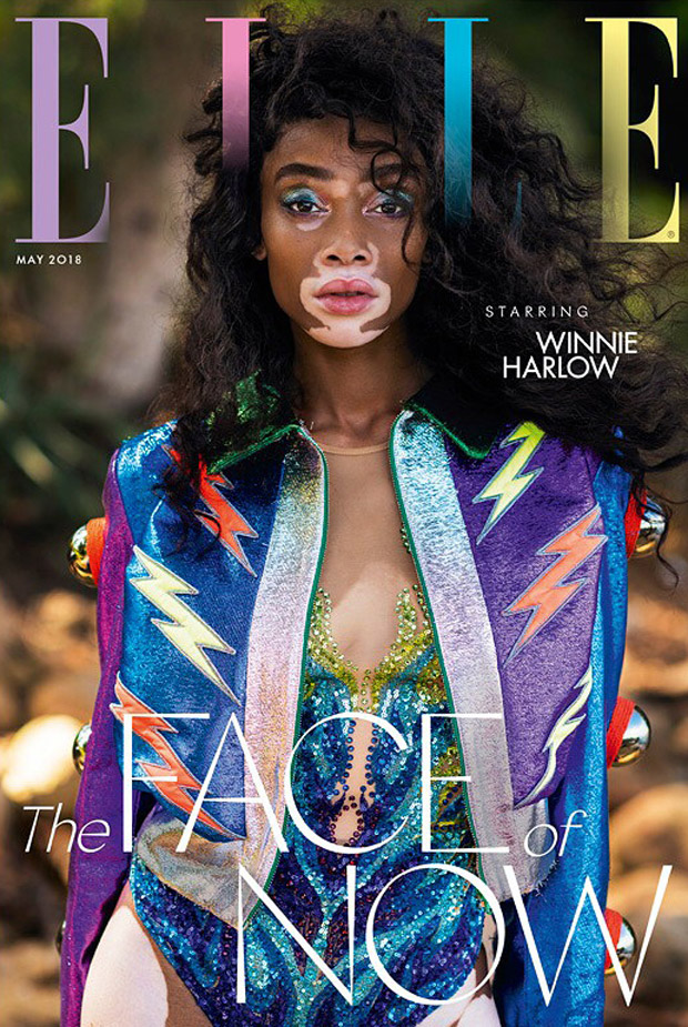Winnie Harlow is the Cover Star of Elle UK May 2018 Issue