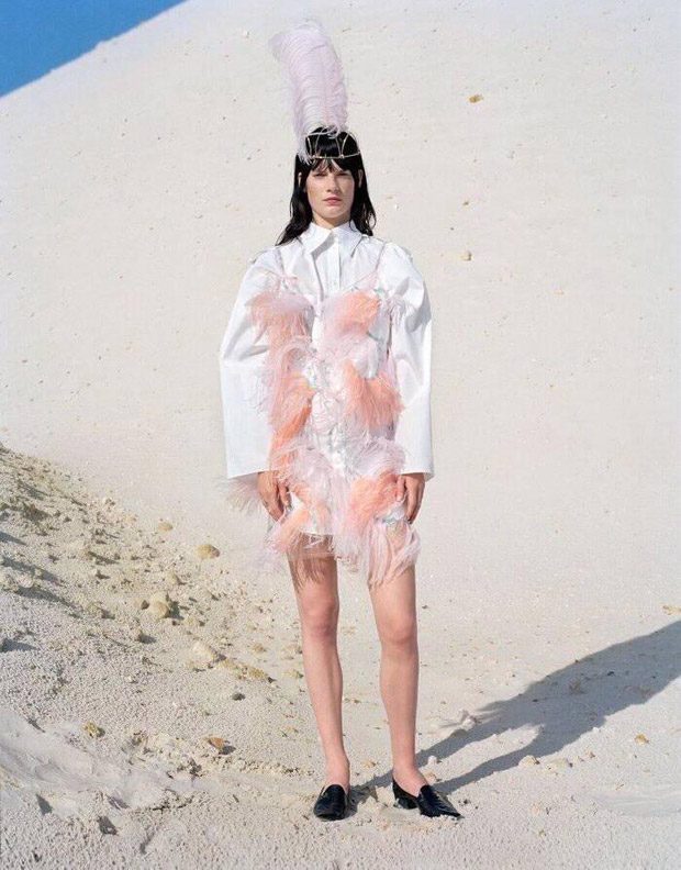 Querelle Jansen Models Nina Ricci Spring Summer 2018 Collection