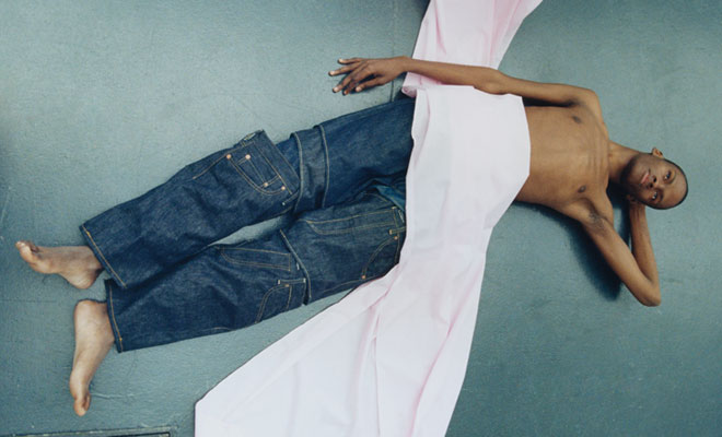 Feng Chen Wang パネルデザイン ジーンズ Feng Chen Wang X Levi's Capsule Collection