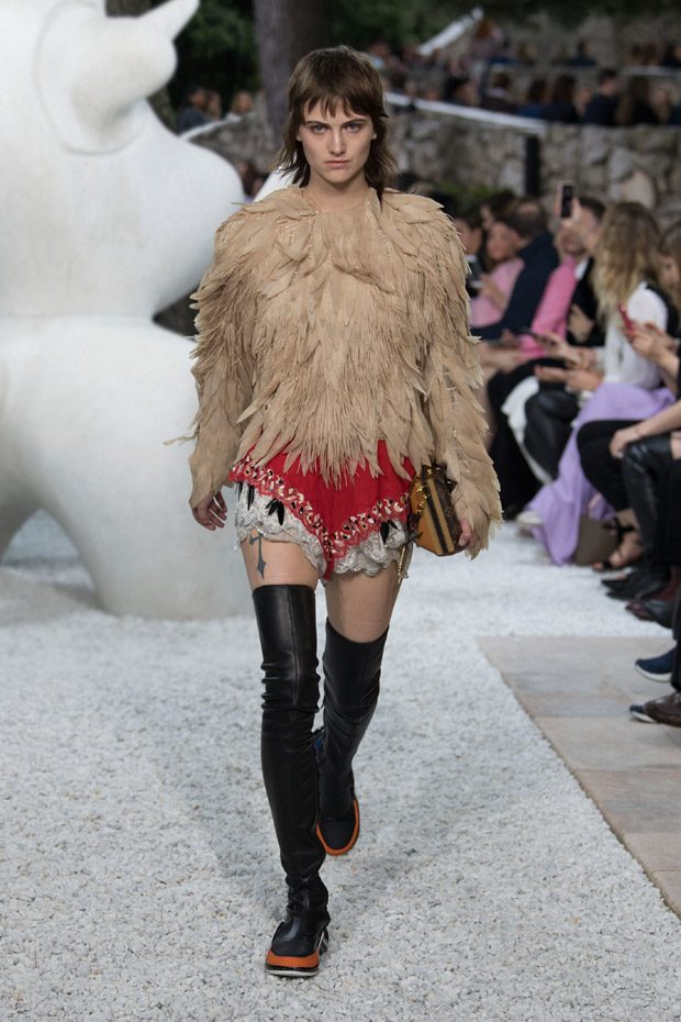 Louis Vuitton Illusion Boots Runway