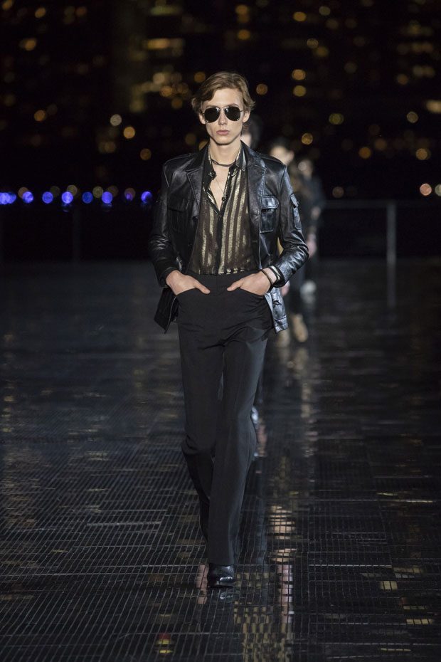 Saint Laurent Presented Spring 2019 Menswear Collection in New York