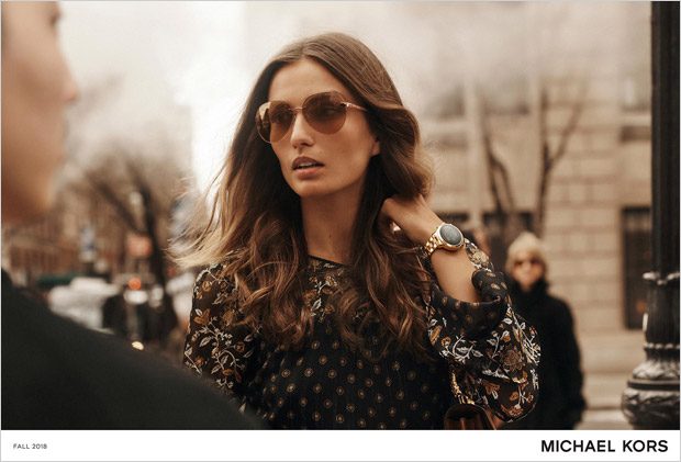 Andreea Diaconu is of MICHAEL Kors FW18 Collection