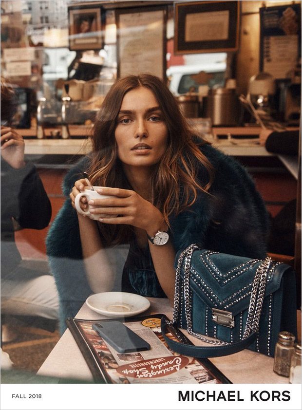 Andreea Diaconu is the Face of MICHAEL Michael Kors FW18 Collection