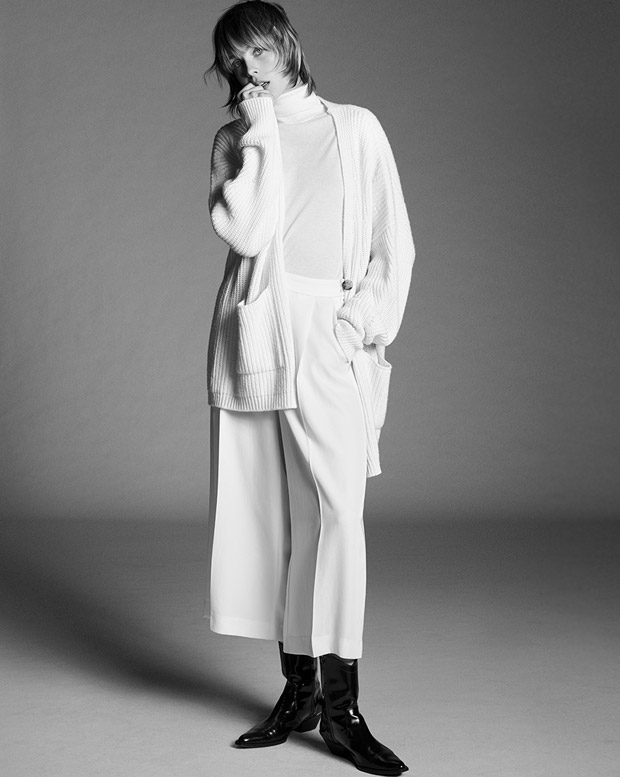 New Wave: Edie Campbell Poses for Paper Magazine by Massimo Dutti