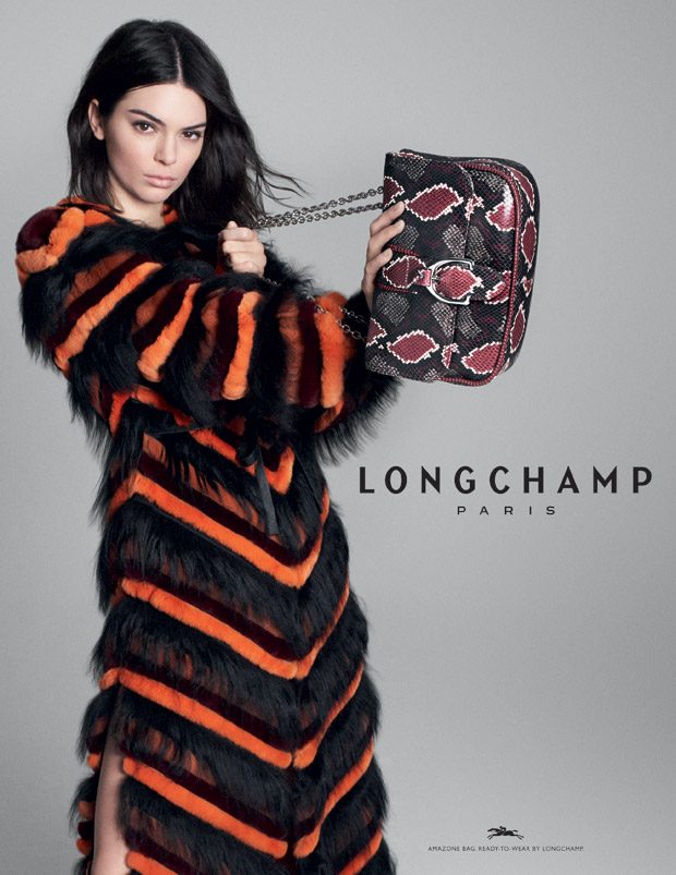 Modern : Kendall Jenner Models Longchamp Winter 2018 Collection