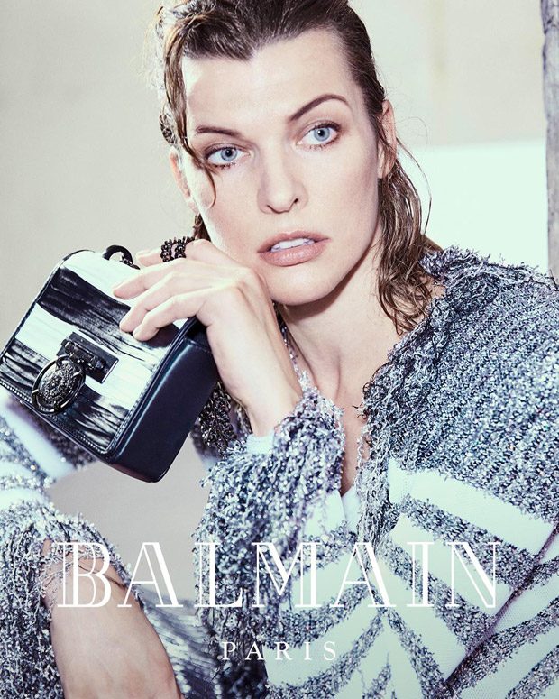 Milla Jovovich is the Face of Balmain Fall Winter 2018.19 Collection