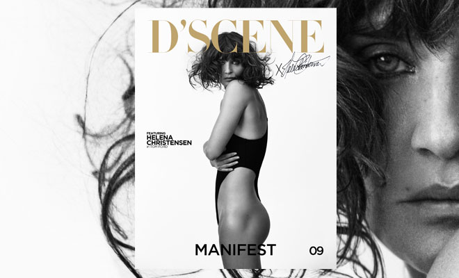 HELENA CHRISTENSEN 2nd COVER FOR D’SCENE MAGAZINE 009