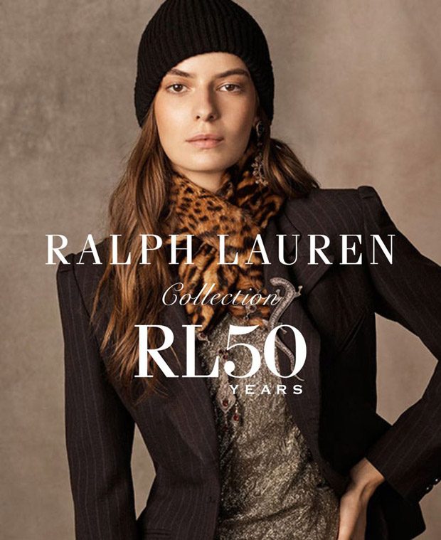 Dasha Denisenko Models Ralph Lauren Fall Winter 2018.19