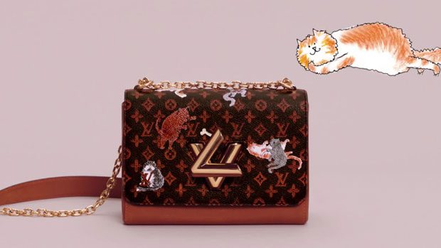 Preloved Limited Edition Louis Vuitton Grace Coddington Cat Bag