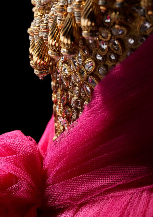 Gianfranco Ferré Fuchsia Beaded Suit