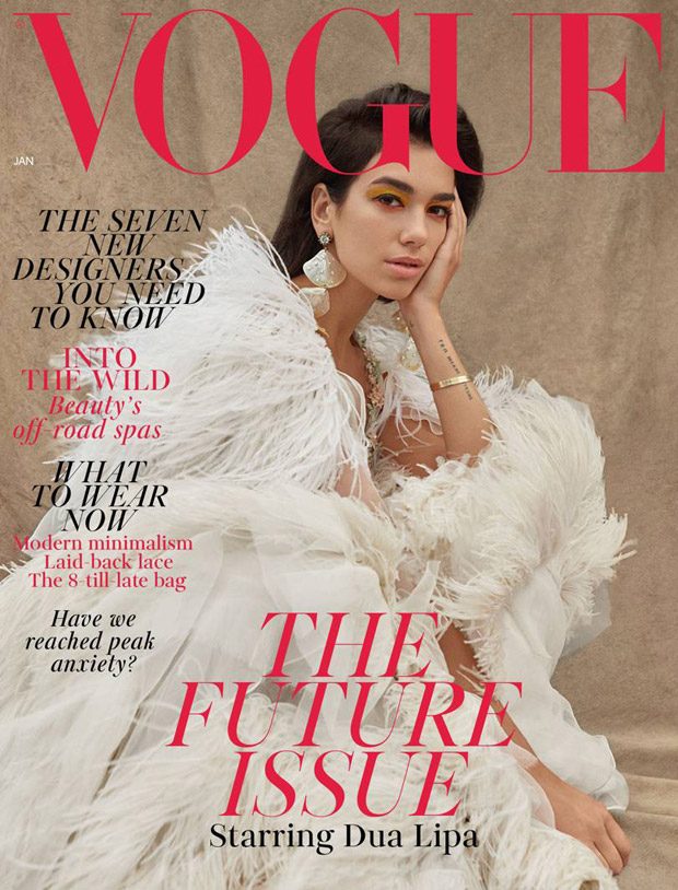 Dua Lipa Is The Cover Girl Of British Vogue January 2019 Issue