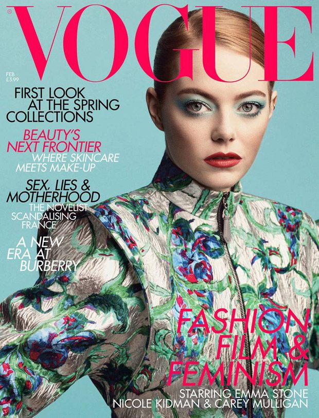Cover Girl: Emma Stone Plays Dress Up for VOGUE! – The Fashion Court